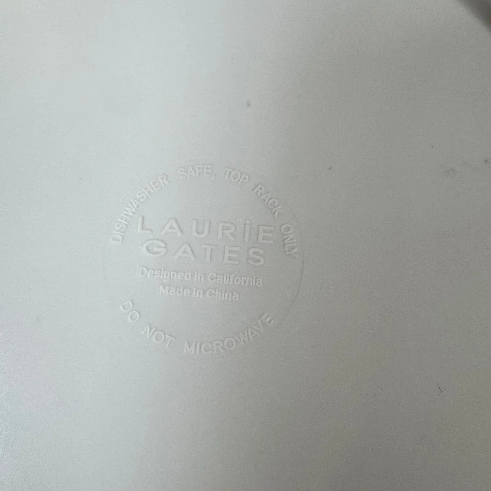 Laurie‎ Gates Tropicalla Square Melamine Dessert Plates Salad Luncheon Set of 3